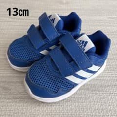 【美品】adidas ベビー キッズ スニーカー 13㎝ 青　男の子 アディダスのサムネイル