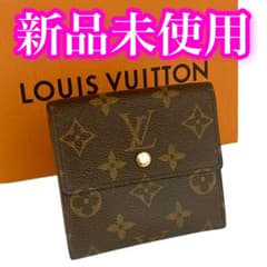 ルイヴィトン モノグラム Wホック 三つ折り コンパクト財布 - メルカリ
