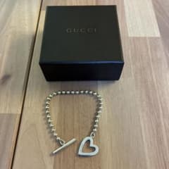 GUCCI ハートモチーフ ボールチェーン ブレスレットのサムネイル