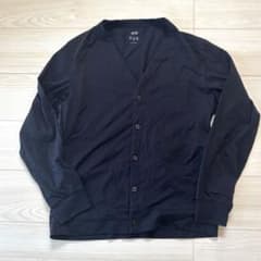 UNIQLO ユニクロ　エアリズムUVカットカーディガン　サイズL ブラック黒