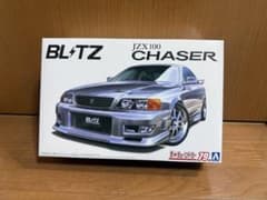 ひさし様専用1/24 BLITZ JZX100 チェイサー プラモデルジャンク品のサムネイル