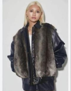 LAGUAGEM F/FUR DOCKING JK フェイクレザージャケット