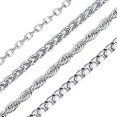 チェーン ネックレス ステンレス アレルギー対応 ベネチアチェーン 45cmのサムネイル