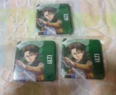 Attack Titan Levi Pin Badge Set of 3
