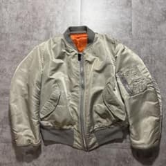 90s alpha USA製 reversible ma-1 flight jk - メルカリ