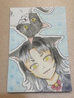 手描きイラスト アナログイラスト　オリジナルのサムネイル