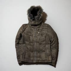 Y2K トルネードマート ファー ダウン ライダース ジャケット ギャル男