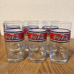 昭和レトロ！コカコーラのグラス6個のサムネイル