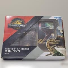 Jurassic World 復活の大地 恐竜トランプ 未使用 箱破損あり