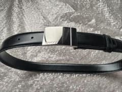 Unused GUCCI Ladies' Belt, Black Leather