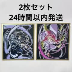 新品未開封】鬼滅の刃 アクリル色紙 甘露寺蜜璃 伊黒小芭内 2枚セット
