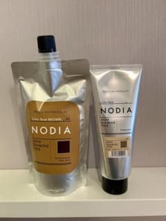 ノジア ライトブラウン400g・200g ノジア カラー ベース ブラウン400g &ベージュ200g - メルカリ
