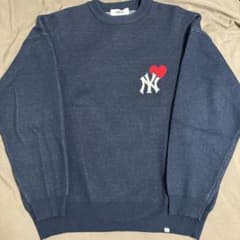 PUBLUX MLB ニューヨークヤンキース ニット ネイビーのサムネイル
