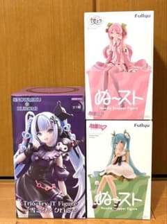 雪ミク クロミ ＆ 初音ミク すずらん ＆ 桜ミク 3個セット - メルカリ