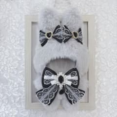 ぬい服 着ぐるみ 12cm 13cm いつぬい うさぎ ライトグレーのサムネイル