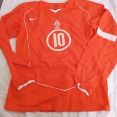 レア　Nike　オランダ代表　ユニフォーム 10番 オレンジ ゲームシャツ レア Nike オランダ代表 ユニフォーム 10番 オレンジ ゲームシャツ