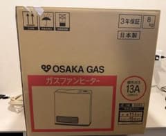 美品・元箱付】ガスファンヒーター RCY4001E（都市ガス用・3mホース付