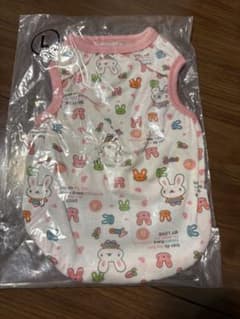 犬服 ウサギプリント コットン製のサムネイル