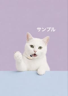 [한 조각 한계] 케이크를 먹는 흰 고양이 흰 고양이 스위트 고양이 아트 K844