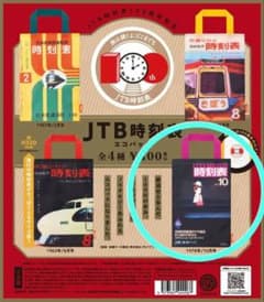 ケンエレファント　JTB時刻表 エコバッグ　国鉄のサムネイル
