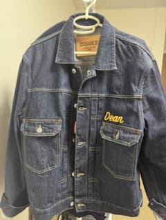 デ*ン様 DSQUARED2 ダークデニムジャケット Dean刺繍のサムネイル