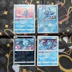 【水タイプ】【マナフィ フィオネ】【ボールミラー】BW sm イラスト 4点