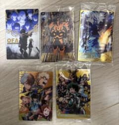 My Hero Academia Card Soft Cookies - Rare - Set of 5