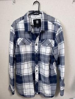 G-STAR RAW チェック柄長袖シャツ Lのサムネイル