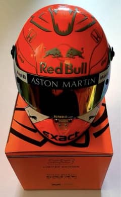 【最終値下げ】フェルスタッペン2019スパ 1/2 ヘルメット レッドブル F1 限定品【1/2 ヘルメット】F1 マックス・フェルスタッペン レッドブル