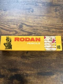 【希少・昭和レトロ】ロダン鉛筆 RODAN HB ファンシー文具 当時物のサムネイル