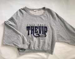 GYDA ジェイダ サガラ刺繍 ロゴ スウェット トレーナー フリーサイズのサムネイル