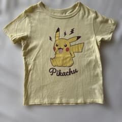 ポケモン Tシャツ 110cm UNIQLO ピカチュウ イエローのサムネイル