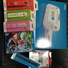 Wii U+マリオカート8+リモコンプラス3つ+センサーバー+シリコンカバーのサムネイル