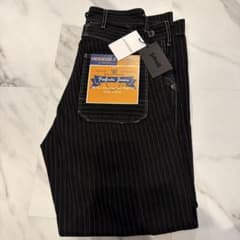 新品未使用 Schott ショット ブラック ヒッコリーパンツ 30 - メルカリ