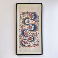 琉球紅型 びんがた 額入り 魚と貝 城間栄順 沖縄 染物 伝統工芸