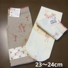 PAUL & JOE SISTER フラミンゴ柄 ソックス 2足セットのサムネイル
