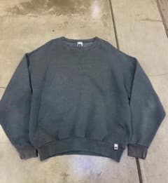 90s Russel ツートーン前V XL 旧タグ無地スウェットのサムネイル
