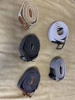 ロープ素材 ベルトセット 5本のサムネイル