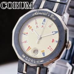 希少 コルム アドミラルズカップ 39.610.30 V50B デイト ブルー 希少 コルム アドミラルズカップ 39.610.30 V50B デイト ブルー - メルカリ