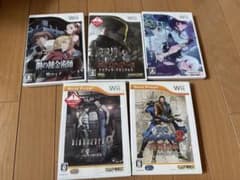 名作多数】Wiiゲームソフト 5本セット（フラジール/バイオハザード他）のサムネイル