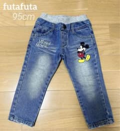 futafuta ミッキー デニム 95cm  ジーパン パンツ ディズニーのサムネイル