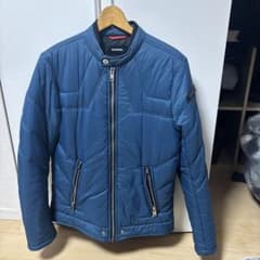 ⭐︎極美品⭐︎ DIESEL パテッドバイカージャケット ブルー L - メルカリ