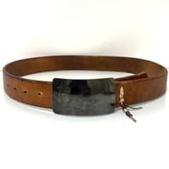 NATIVE SPIRIT ネイティブスピリット シルバーバックル レザーベルト NATIVE SPIRIT ネイティブスピリット シルバーバックル レザーベルト