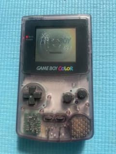Nintendo ゲームボーイカラー クリアパープルジャンクのサムネイル