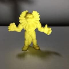 エリマキトカゲ 黄色　キン消し　キンケシ　キン肉マン　1980年代当時のサムネイル