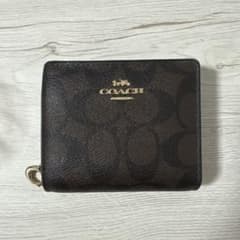 COACH シグネチャー 二つ折り財布 ブラウンのサムネイル