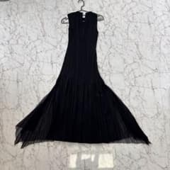PLEATS PLEASE プリーツ ロングワンピース 黒3 - メルカリ