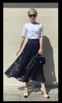 JENNE 総レースフレアスカートのサムネイル