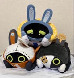 GIGO限定　ゼンゼロ　ねそべりボンプぬいぐるみ　イアス　サビザン　セット GIGO限定 ゼンゼロ ボンプ 寝そべりぬいぐるみ 3種 コンプセット