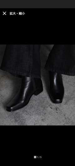 【CALLNE】Squaretoe Sidezip Heelbootsのサムネイル